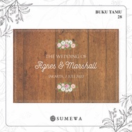 Wedding Guest Book Wedding Guest Book/ Custom Guest Book/ Invitation Guest Book/ Guest Book/ HARD CO