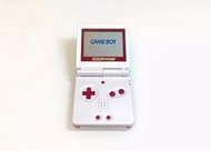 【勇者電玩屋】GBA正日版-GBA SP 9.9成新瑪利歐限定紀念機紅白色款（Gameboy ）外殼翻新