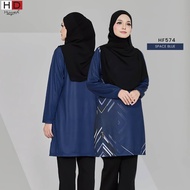 Muslimah Jersey Tshirt Humaira Design | Microfiber Jersey | Jersey Muslimah