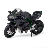 1:18 KAWASAKI NINJA H2 R Motorcycle Maisto Diecast Alloy Model Toy Black Ninja H2R Motorbike Detacha