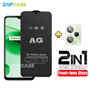 2in1 Tempered Glass Anti Glare Realme C35 Free Tempered Glass Camera