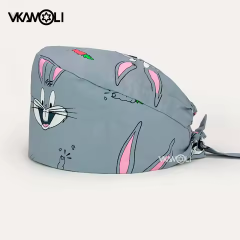 wholesale printed Scrub Cap pet grooming Work Skull Cap 24 hours delivery women scrubs hat accessori