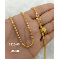 RANTAI Leher DESIGN ULAR HALUS 45-70cm cop916 persis ori EMAS Korea Necklace MURAH