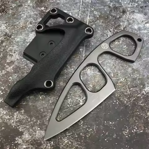 Mini Boker Fixed Blade Knife 440C Steel Blade with ABS Plastic Sheath Outdoor Fishing Survival Campi