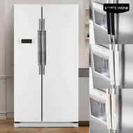 Westcovina 2Pcs Velvet Home Microwave Oven Refrigerator Fridge Door Handle Protective Cover