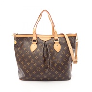 【二手】LOUIS VUITTONPalermo PM Monogram 兩用手提包 M40145 PVC塗層帆布皮革 Palermo PM 女士二手 A