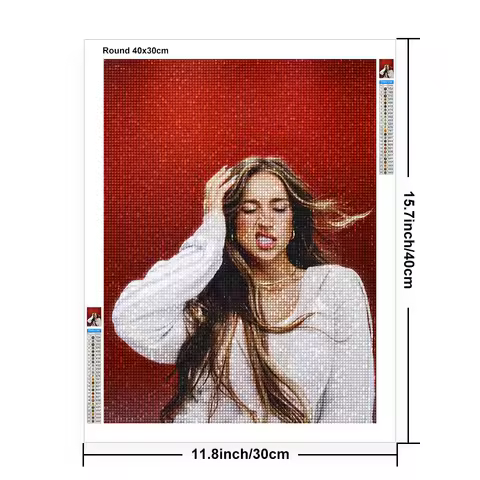 Tate McRae 5D Diamond Painting Pop Singer Music Portrait DIY Rhinestone Decor Mosaic Wall Sticker Ha