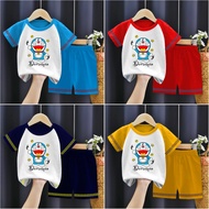 Asher Kids - DAILY CLOTHES SET FOR BOYS AND GIRLS WITH DORAEMON STAR MOTIF | KIMONO T-SHIRT SET FOR 