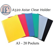 STAR A3 CLEAR HOLDER FILE /POCKET CLEAR FILE/Clear Book / Clear Holder /Display Book/Document File /