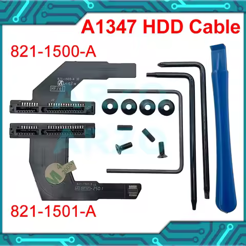 New Second Dual HDD Hard Drive SSD Flex Cable 821-1501-A 821-1500-A Set For Mac Mini A1347 2012 Year
