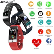 Zeallion SmartWatch Men Women Bracelet Fitness Tracker Heart Rate Blood Pressure Sport Smartwatch Body Temperature ECG PPG