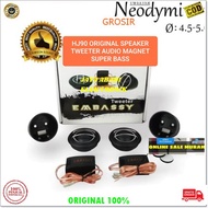 G04 ORIGINAL 100% EMBASSY SPEAKER MAGNET TWEETER SUPER DOME TWITER SPK MINI AUDIO MOBIL NEODYMIUM AU