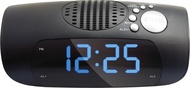 EUROSTAR CR9012 Dual Alarm AM/FM Clock Radio, Black