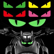 Eyes Reflective Sticker Winker Eye Car Motorcycle Bike Helmet Modified Waterproof Stickers Auto Safety Stickers