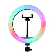 TEMU 10"" Smart Ring Light With 43.3"" Tripod, And Rgb , Compatible With For Iphone/android, Studio 
