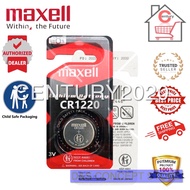 MAXELL CR1220 Lithium Battery Quality Coin Cell Watch Electronic 1pcs
