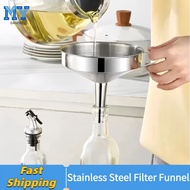 304 Stainless Steel Funnel Stainless Steel Funnel Funnel Oil Leakage Filter Mini Funnel Small Funnel