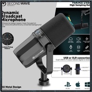 SECONDWAVE Dynamic Microphone Cardioid For XLR USB Broadcast with