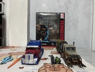 絕版一對99%新Transformers SS34 L Class Megatron&Optimus Prime