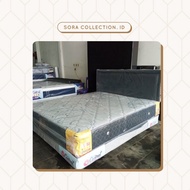 Divan Pendek Springbed Ori Central - Rangka Tempat Tidur Uk 160x200 cm