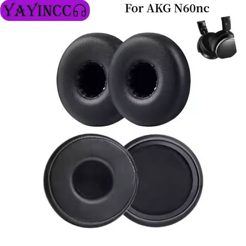 Earphone Ear Pads For AKG N60nc Earpads Sponge Soft Foam Cushion Replacement Headphones Accessories 