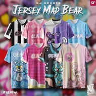 DJ Sport Jersey MAD BEAR Microfiber/ Jersi Cartoon Short Sleeve