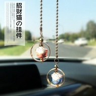 Promo Besar Hemat Car Pendant Lucky Cat / Gantungan Spion Kaca Mobil Kucing Hoki 招财猫 挂件 #A-050