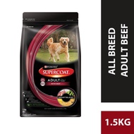 PURINA Supercoat Adult All Breed Beef Dry Dog Food (1 x 1.5kg)