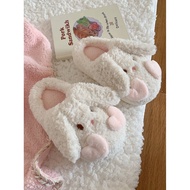 Thin Cute Bunny Bedroom Warm Cotton Slippers