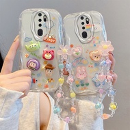 Casing Oppo A9 2020 Casing Oppo A5 2020 Casing Compatible with Oppo transparent Cute Cream Edge Soft