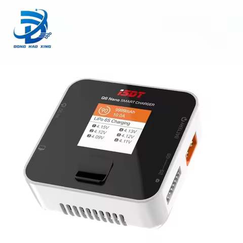 ISDT Q6 Nano BattGo 200W 8A Lipo Battery Charger white Pocket for RC Racing Drone Plane 1-6S Lipo Ba