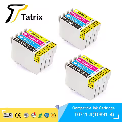 Tatrix T0711 T0715 Compatible Printer Ink Cartridge for Epson Stylus D78/D92/D120/DX4000/DX4050/DX44