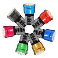 FS LED Dimmer Bulb T10 9SMD Front Cut (1 Piece) Motorcycle And Car License Plate Light 3W Easy To In