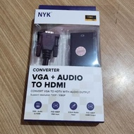 VGA + Audio to HDMI Converter supports 720p /1080p resolution