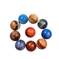 [whfashionkk] Solar System Planet Toy Set PU Foam Planet Stress Ball Educational Astronomy Toys for 
