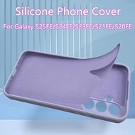 Case For Galaxy S25FE S24FE S23FE S21FE S20FE Silicone Phone Cover Shockproof Shell Soft TPU Samsung