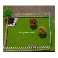 Miniature Fence Model Diorama Handicraft