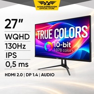 Armaggeddon 27" 2K WQHD IPS 130Hz Gaming Monitor 10 Bit Colour FreeSync G-Sync PXP 27 QGG
