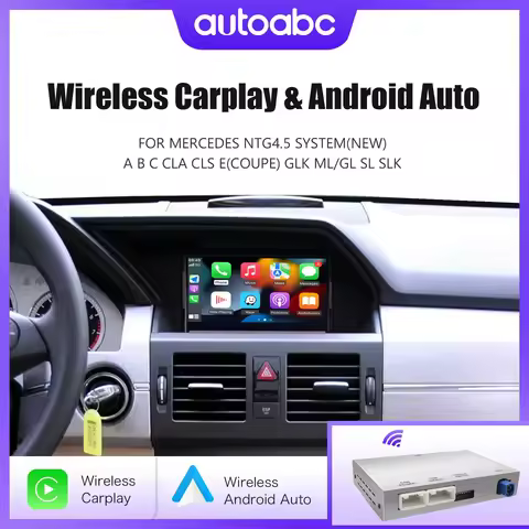 Wireless CarPlay Android Auto for Mercedes Benz A B C E Class GLA CLA GLK SLK CLS W204 W176 W246 X20