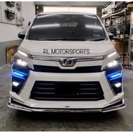 Toyota voxy 2018 2019 2020 ZS modellista bodykit body kit modelista front rear skirt lip exhaust pipe chrome cover