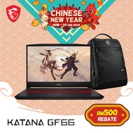 MSI Katana GF66 12UCOK-826MY Gaming ( i7-12650H, 8GB, 512GB SSD, RTX 3050 4GB, W11 )