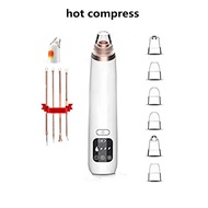 2025 Blackhead Remover Vacuum Hot Compress Pore Cleaner Electric Nose Face Deep Cleansing Skin Care