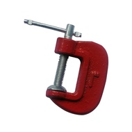 【Hot】Heavy Duty Steel Frame Reinforced Welding Work G-Clamp 1Inch C Grip Woodworking【LADY 08】