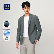 HLA | UV Protection Soft Peak Lapel Traceless Fashion Mens Blazer