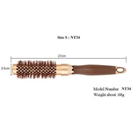 GOLD CERAMIC IRON ROUND COMB BRUSH