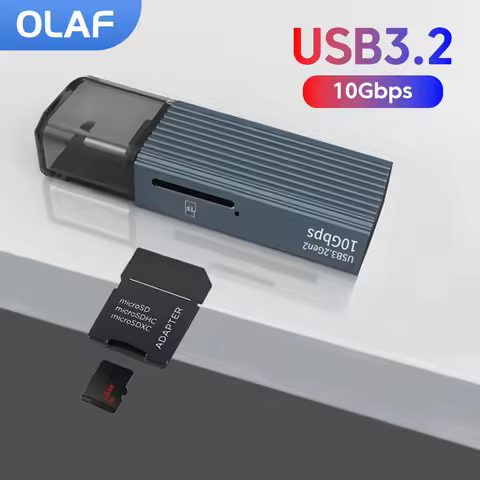 Mini Type C Card Reader Type C To TF Memory Card USB3.2 OTG Card Reader High Speed Readring Card Ada