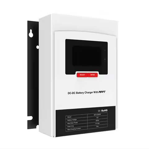 SRNE MD1230N05 400W 30A 12V DC-DC with Dual Battery Charging Bluetooth Control MPPT RV Solar Charge 