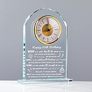 90th Birthday Gifts for Women Men - Crystal Clock Gifts Personalized 1935 90 Year Old Birthday Prese