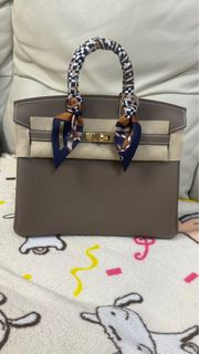 Hermes birkin25 大象灰 Etoupe Togo皮金扣
