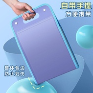 Panda a4 Folder Organ Bag Transparent Portable Test Paper Clip Paper Subject Classification Storage 